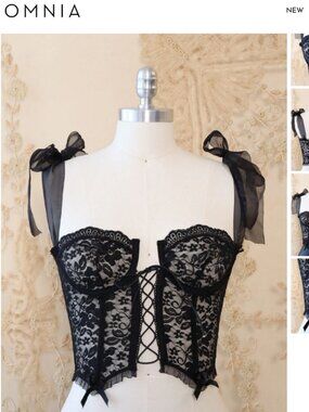 Tie Me Up Lace Bustier XS/S